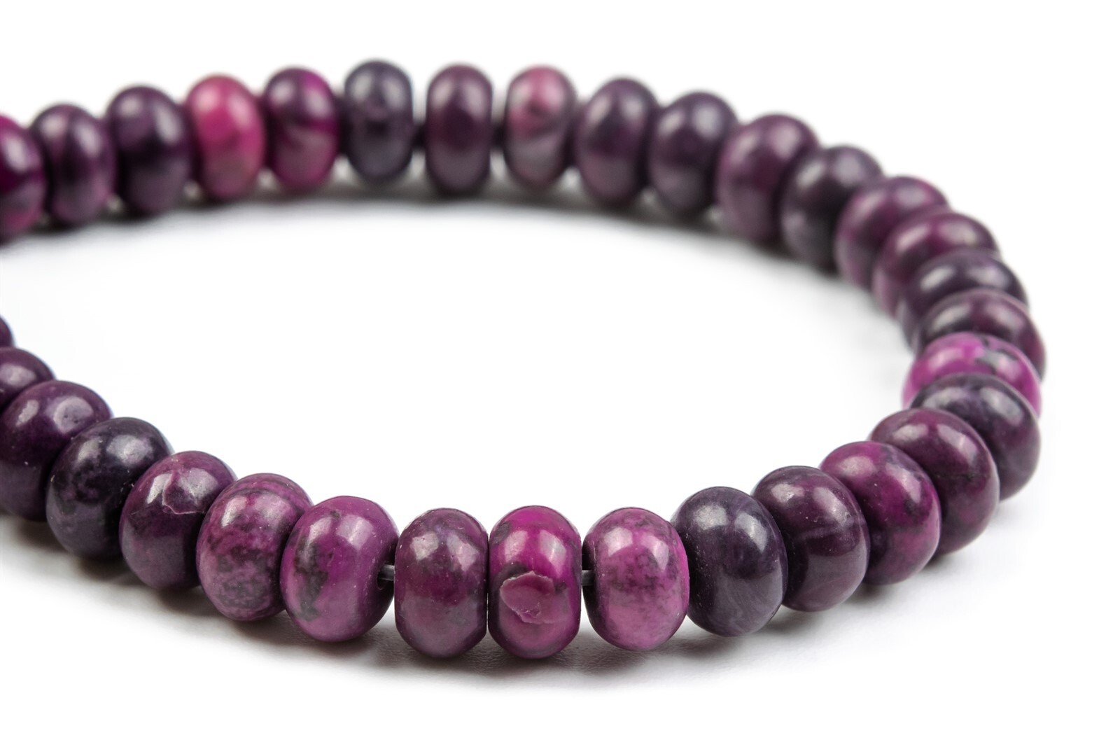 Jasper Beads Sugilite Purple Color Grade AAA Rondelle Loose Beads 6x4MM 8x5MM