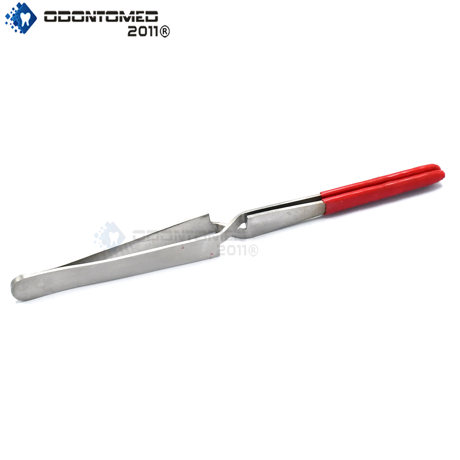 ODM Tweezers Self-Locking Coated Tips Cross Lock Jewelry Hobby Crafts