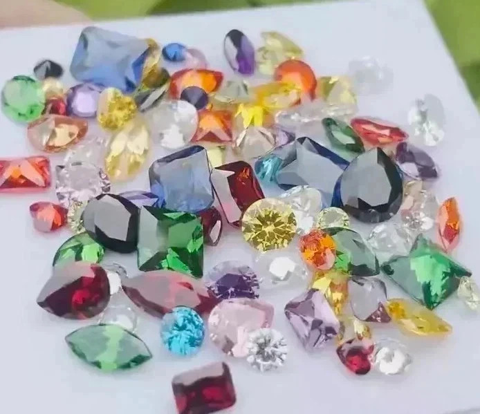 60 Ct+ Mix Cut Multicolor Certified Natural Cambodian Zircon Lot Loose Gemstone