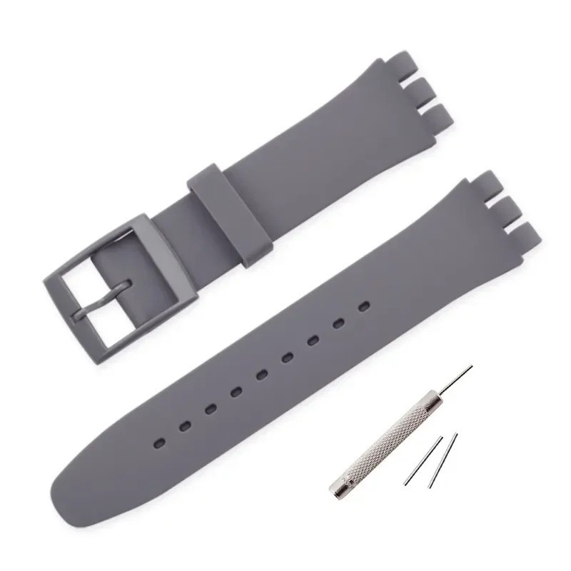 Wrist Watch Band Strap For Swatch 16mm 17mm 19mm 20mm Rubber Silicone Watchband