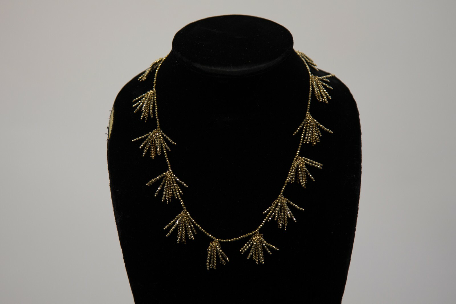 NWT$1475 Brunello Cucinelli Beaded Multi-Fringe Drop Necklace W/ 925 Silver A191