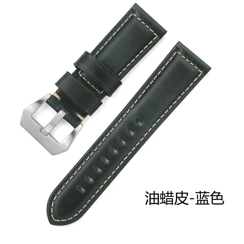 Vintage Classic Buckle Cow Genuine Leather Watch Band 20mm 22mm 24mm 26mm Strap