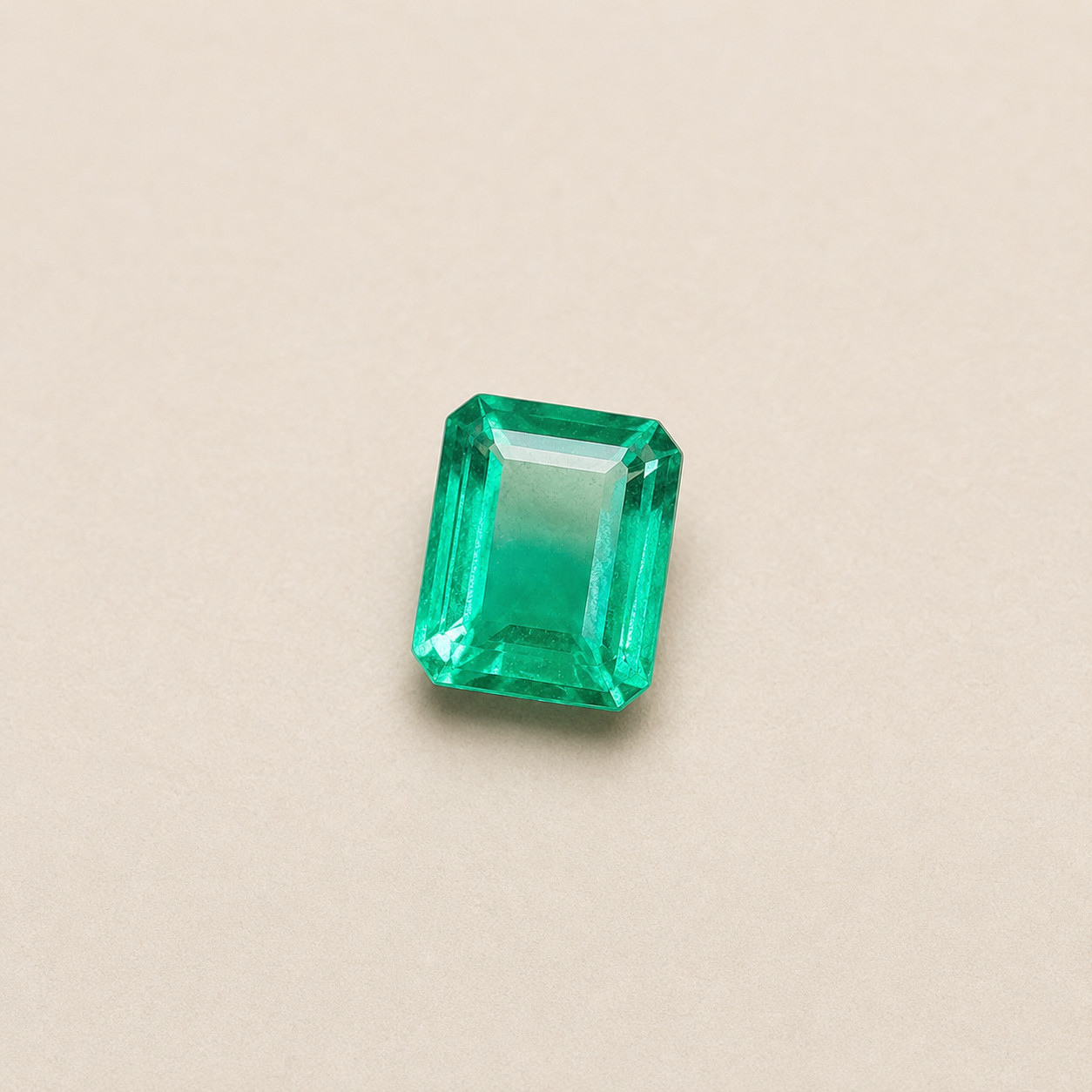 5.2ct Natural Vivid Green Emerald Gemstone: EmeraldCut for Ring/Jewelry From AFG