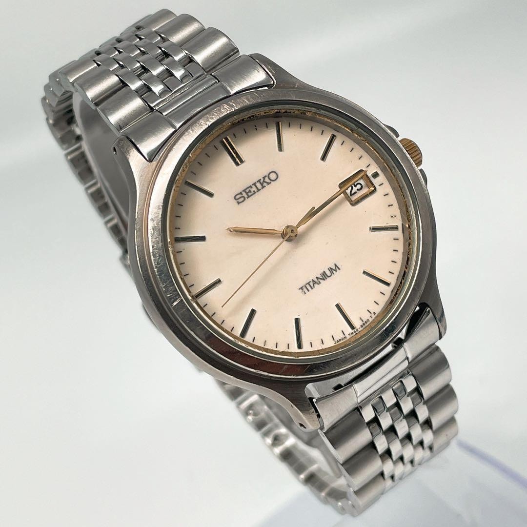 New battery/working Seiko Spirit Titanium Vintage 7N42-8A60