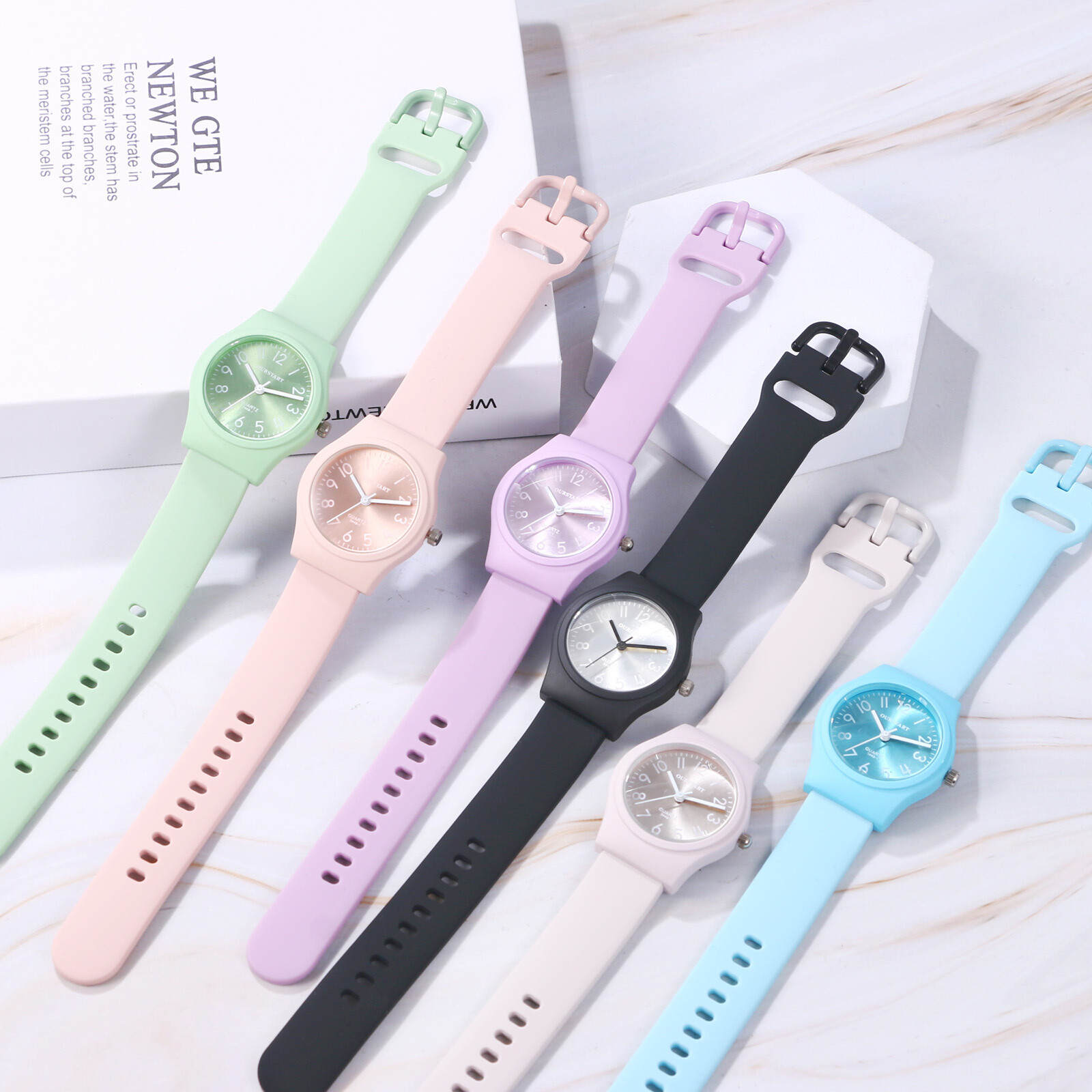 Teenagers Boys Girls Jelly Silicone Quartz Sports Wrist Watch Student Watches