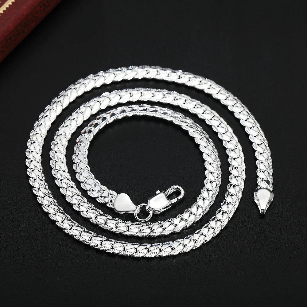 20-60cm 5mm 925 silver design noble Necklace Chain For Woman Men
