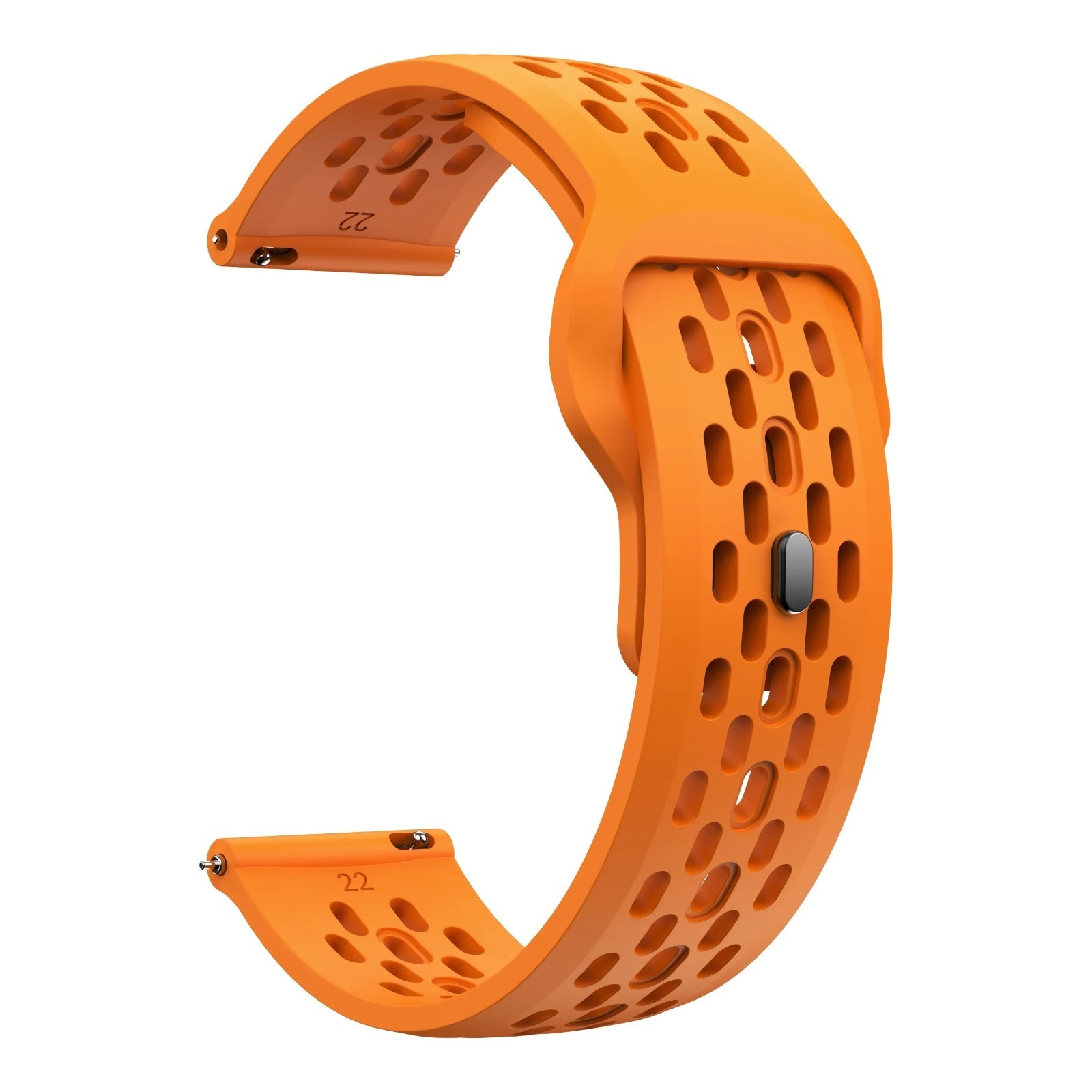 Silicone Sport Watch Strap 18/20/22mm Breathable Wrist Band for Watches
