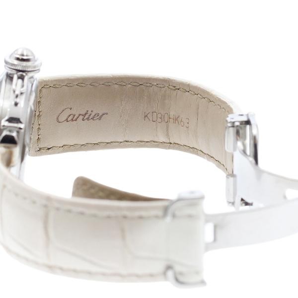 Cartier Pasha C W3106199 35mm SS Silver Dial Automatic Date Watch #C7453