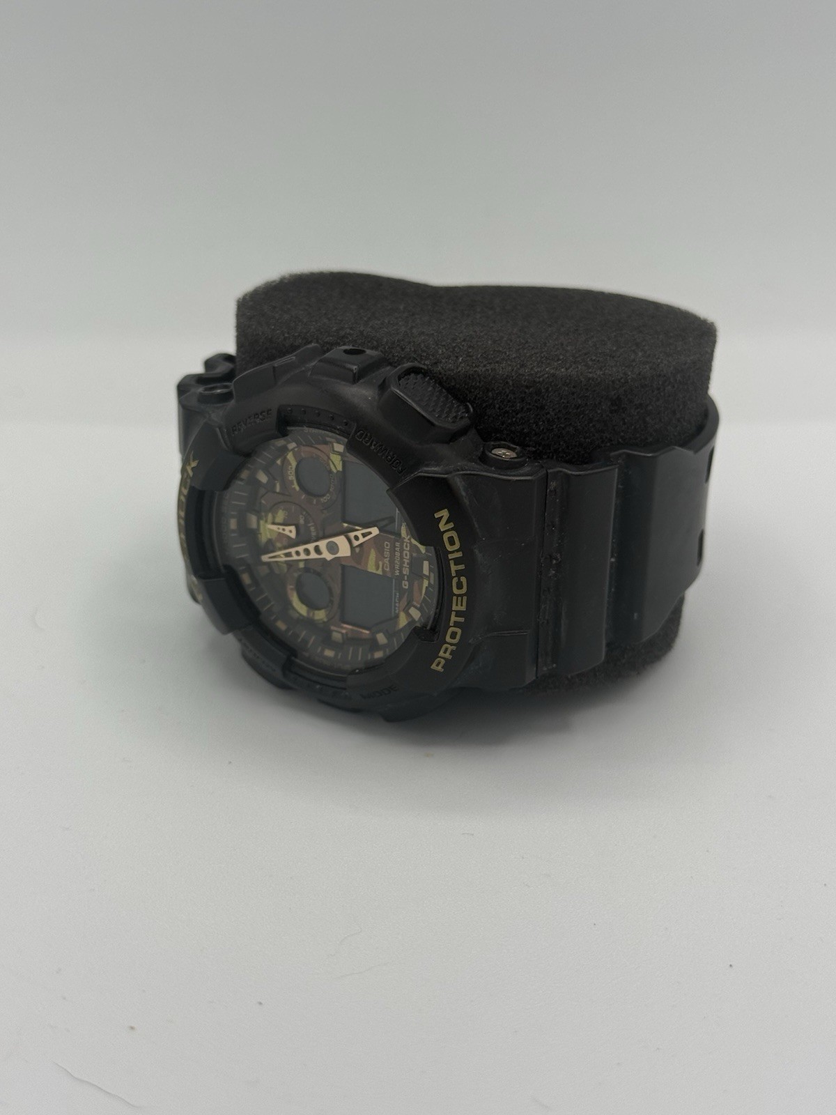 CASIO G-SHOCK GA-100CF Camouflage Unisex Watch W/ Box *Needs Battery*
