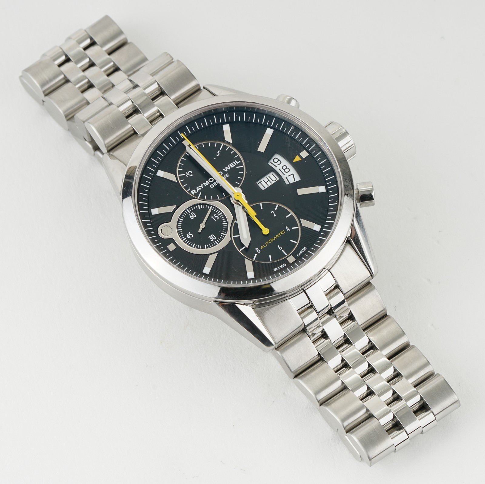 Raymond Weil Freelancer Chronograph Day Date 42mm 7730-STC-20101 Circa 2017