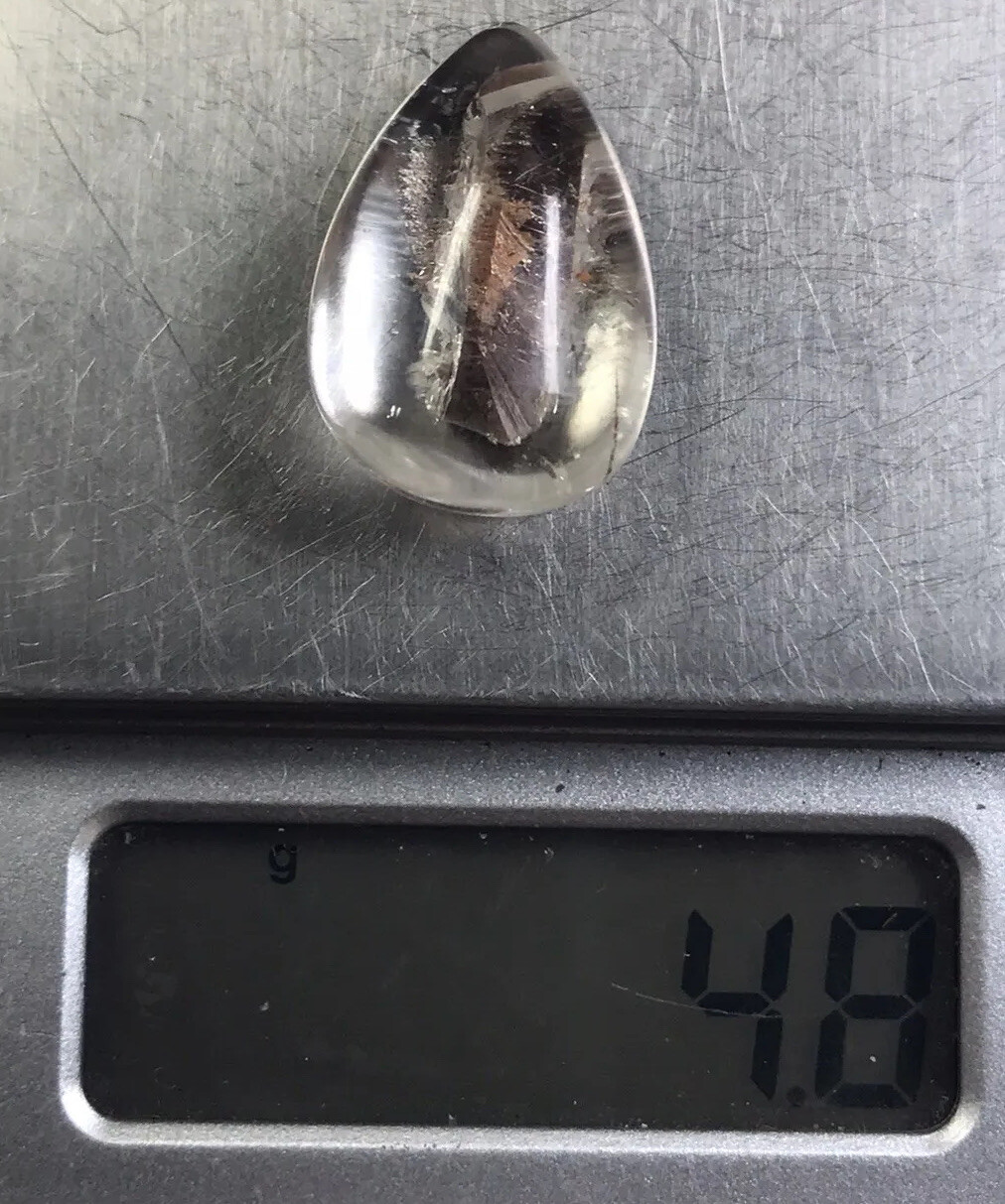 Quartz in Quartz Pear Shape Teardrop 23x16mm 23.5 Carats #160