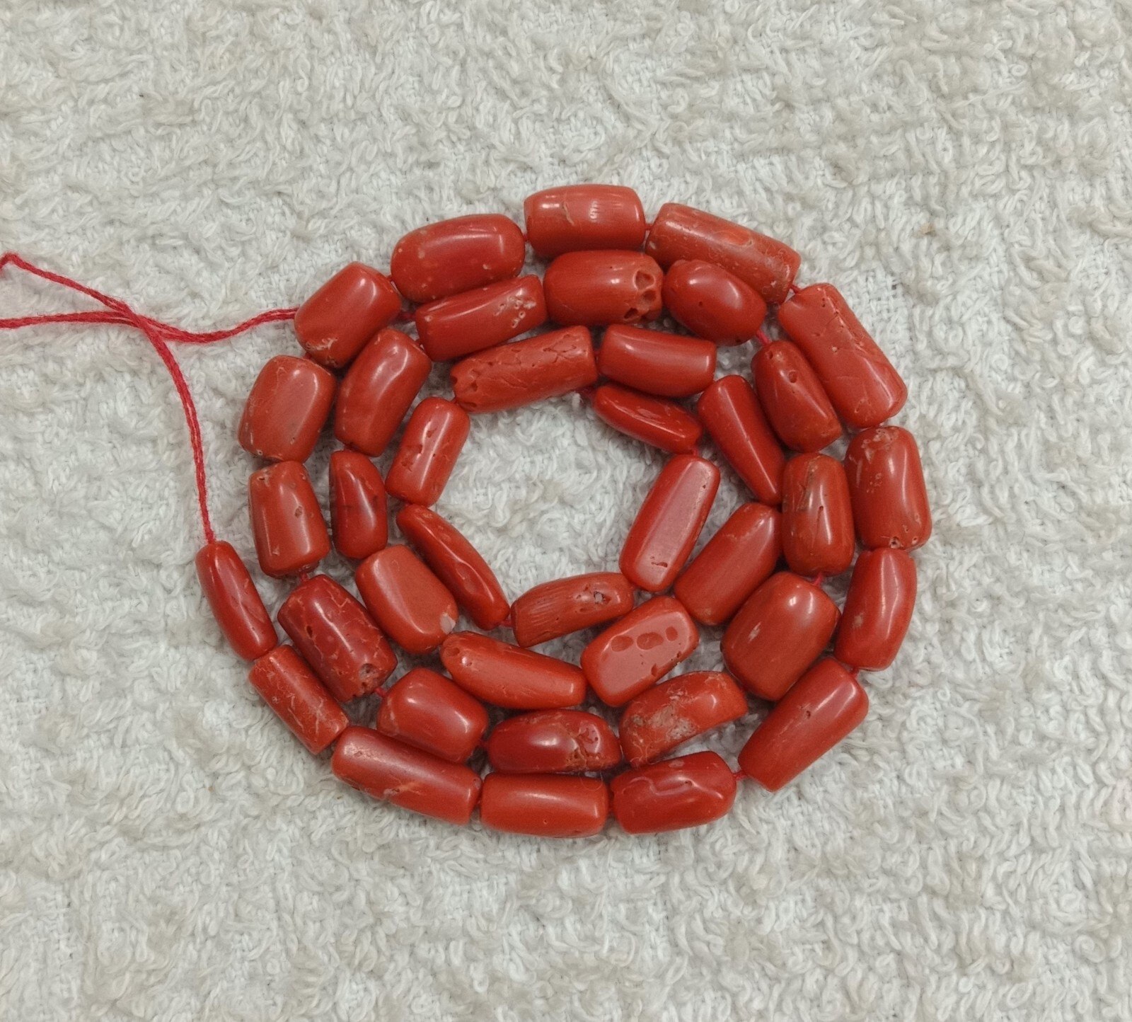 16″INCHES 100%Natural Italian Coral Smooth Oval Beads,AA quality,Size 4x10MM ,