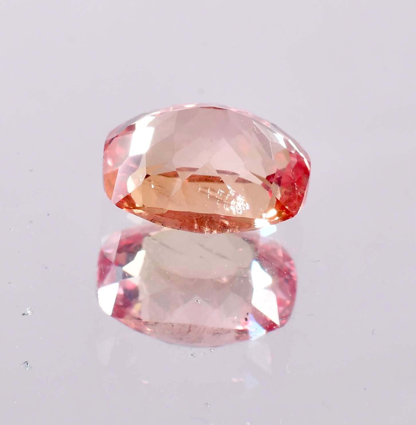 AAA+ Natural Peach Padparadscha Sapphire GIT Certified Gemstone Select Any Size