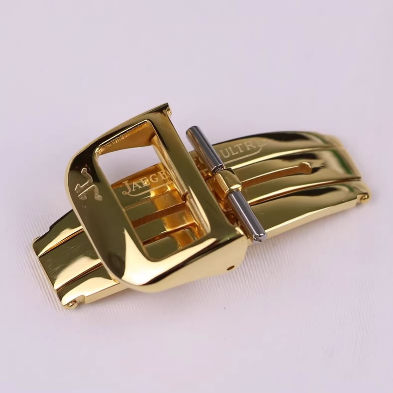 Jaeger LeCoultre Genuine 16 18mm Deployment Butterfly Watch Straps Clasp Buckle