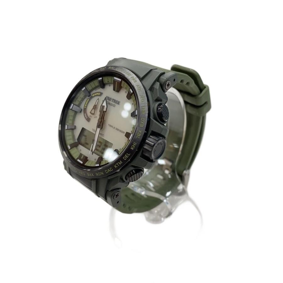 CASIO PRO TREK Case Size 4 ×4cm Wrist Size 25.5cm Used Watch #35934