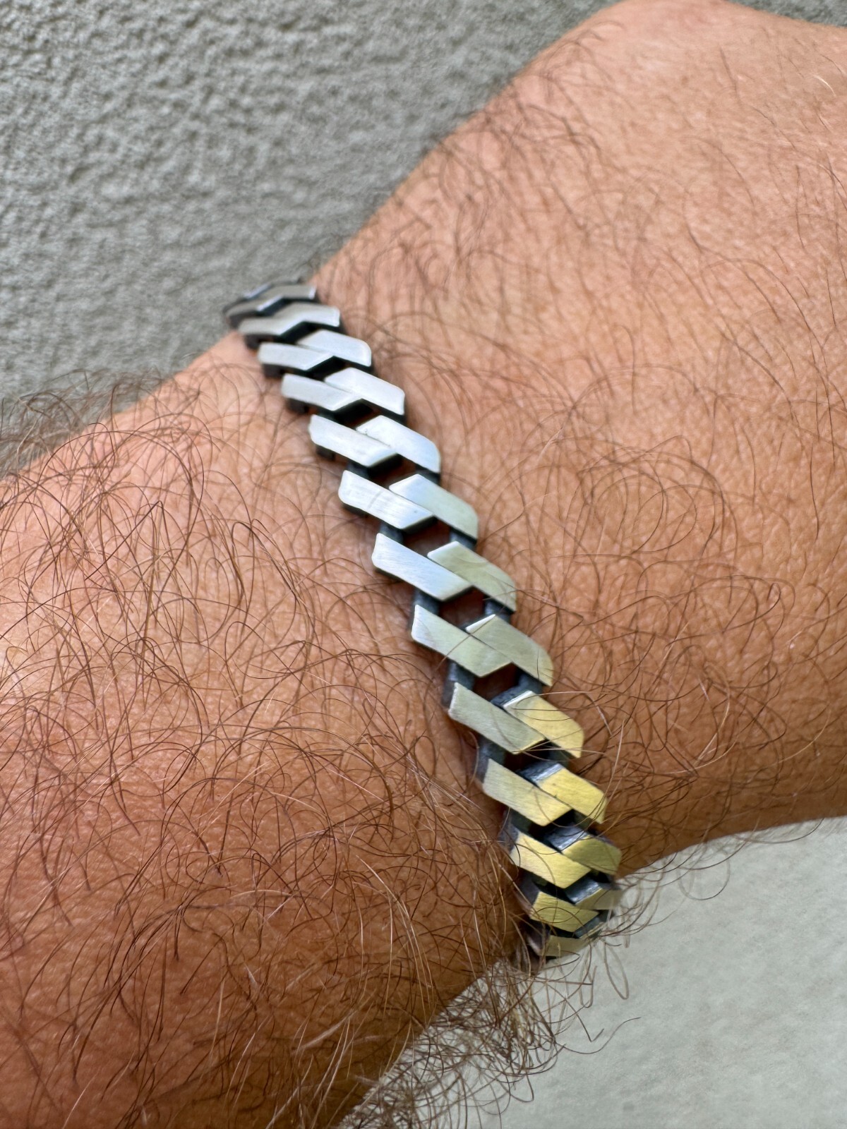 Prong Custom Miami Cuban Link Bracelet 8.5mm Real 925 Silver Oxidized Finish