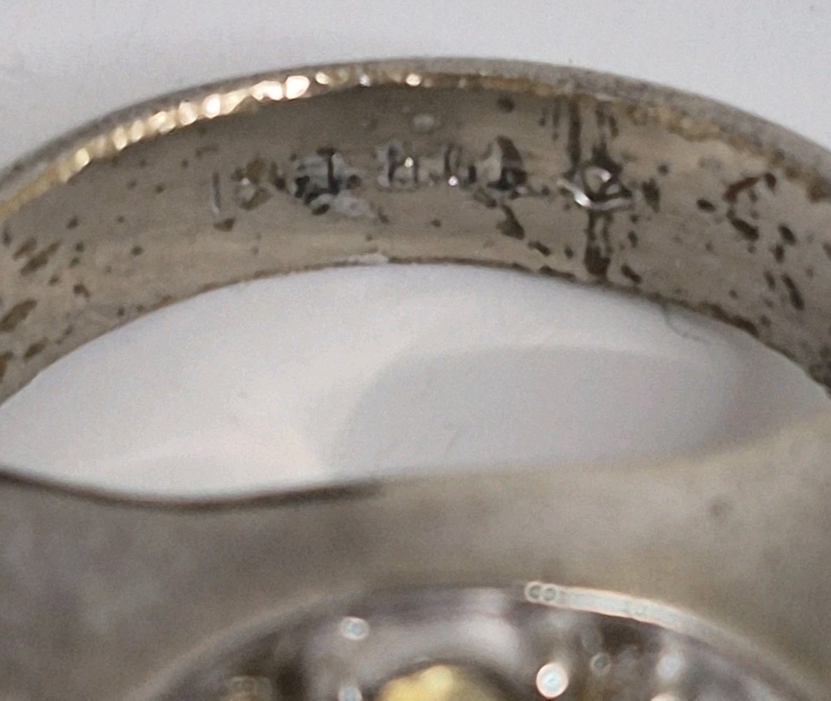 18KT HGE Men’s Ring Size 11 VTG (See Description)