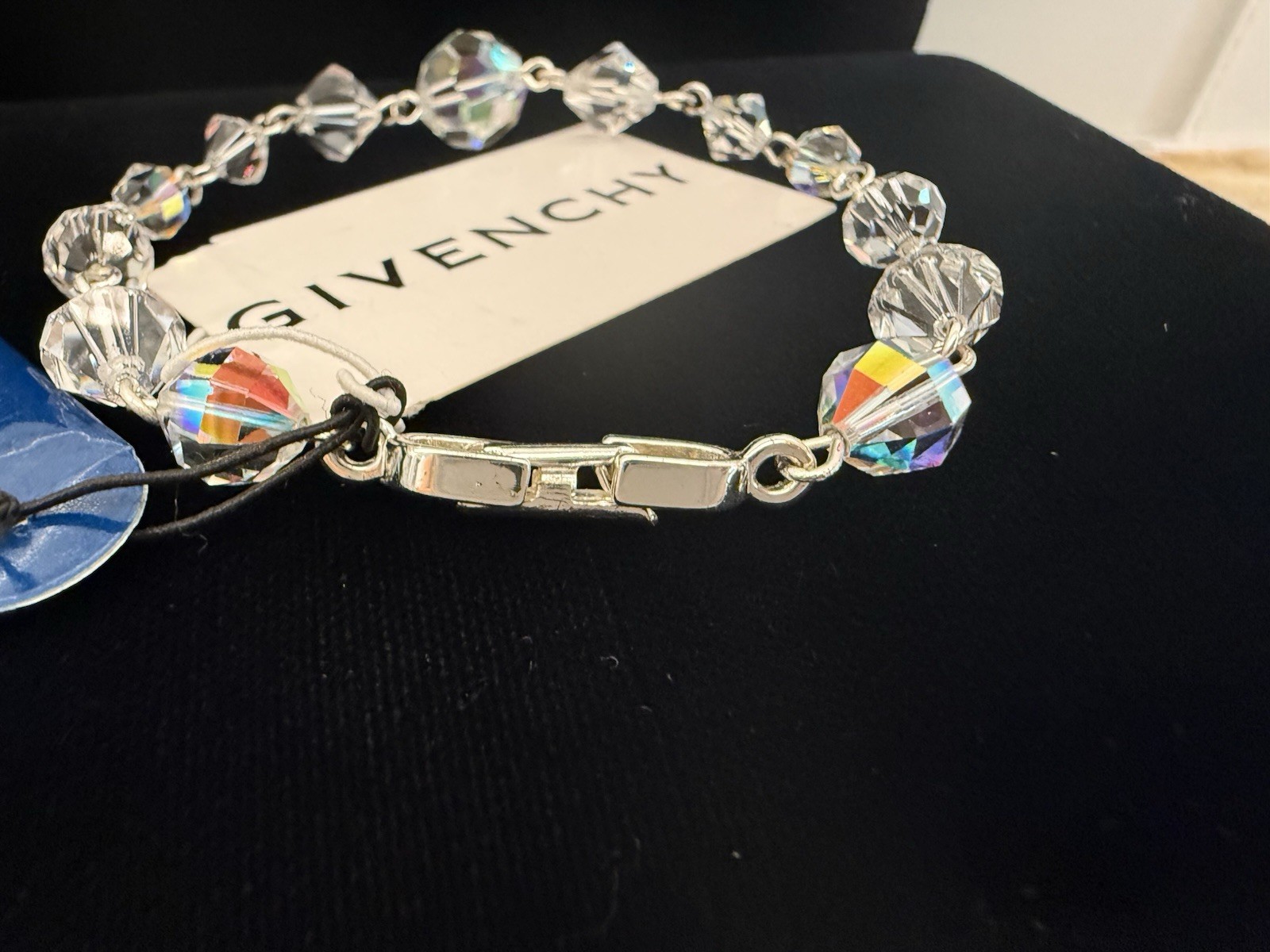 Givenchy Swarovski Crystal Beaded 7 Inch Bracelet – New With Tags – Size Small