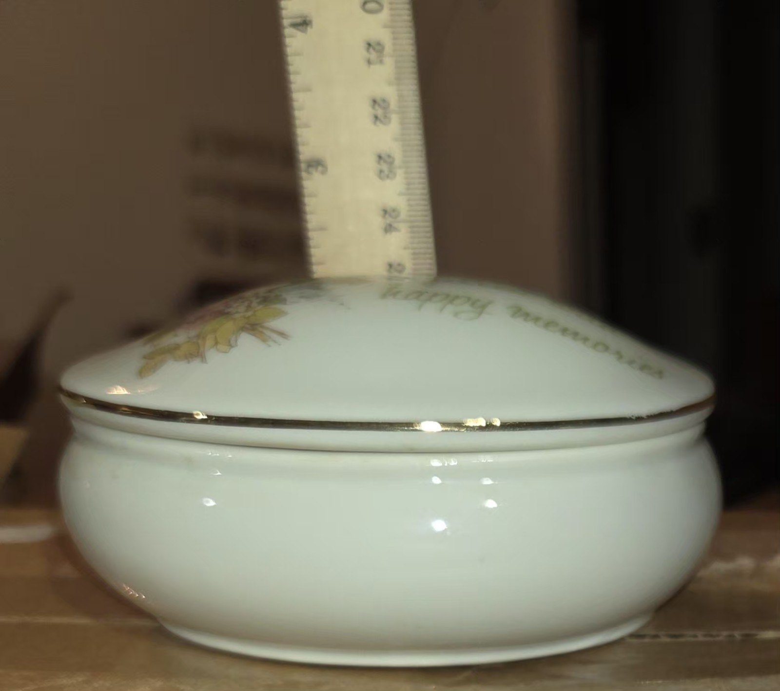 Designer’s Collection Oval Lidded Trinket Dish Geniune Porcelain Made in Japan