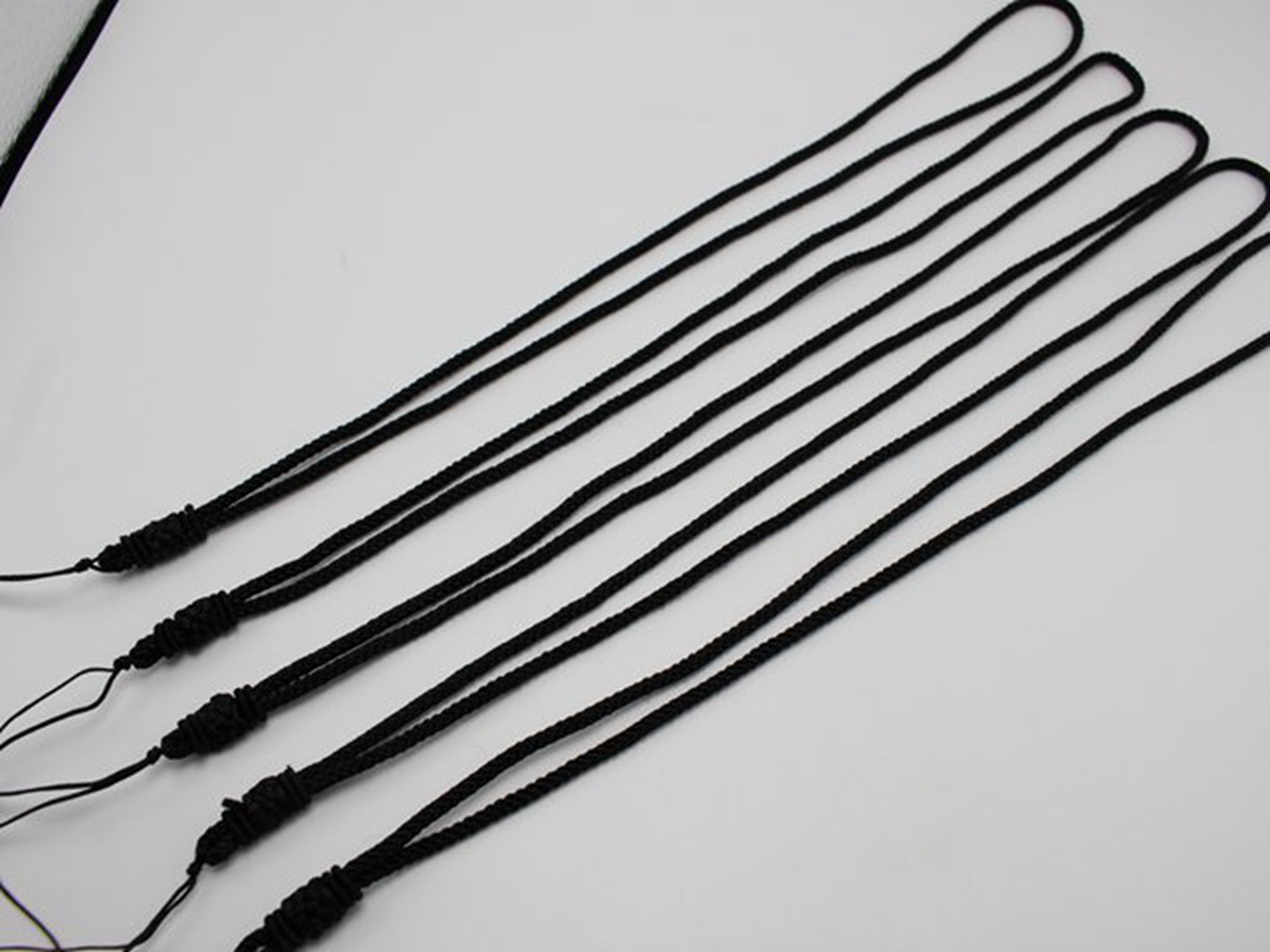 10 Black Chinese Thread Knotted Silk Love Rope String Necklace for Jade pendant