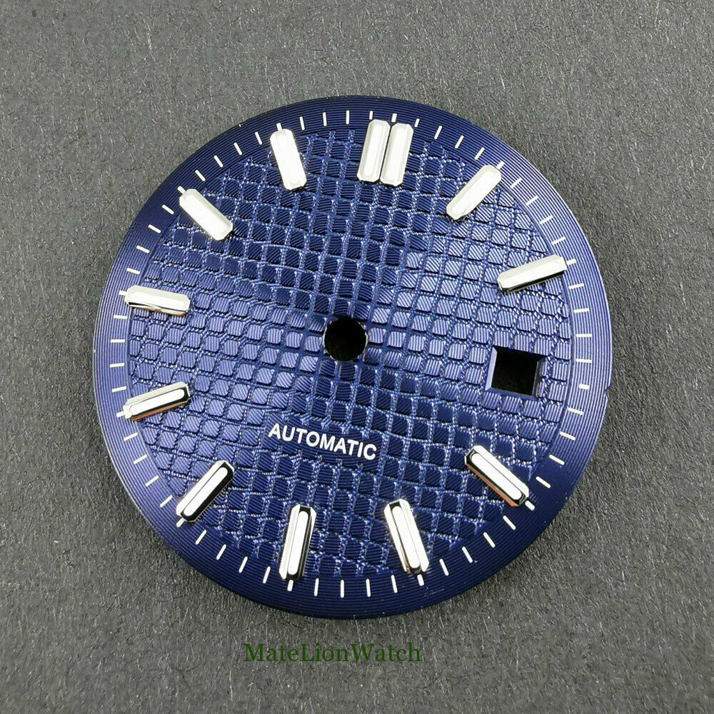 31mm Sterile Watch Dial Face Fit NH35 NH36 NH38 Automatic Movement Date