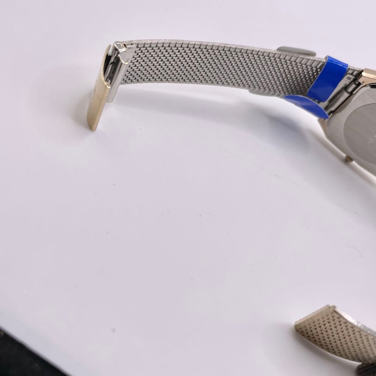 Brand new AUREOLE Quartz Watch Gold Square Cut Glass Men’s