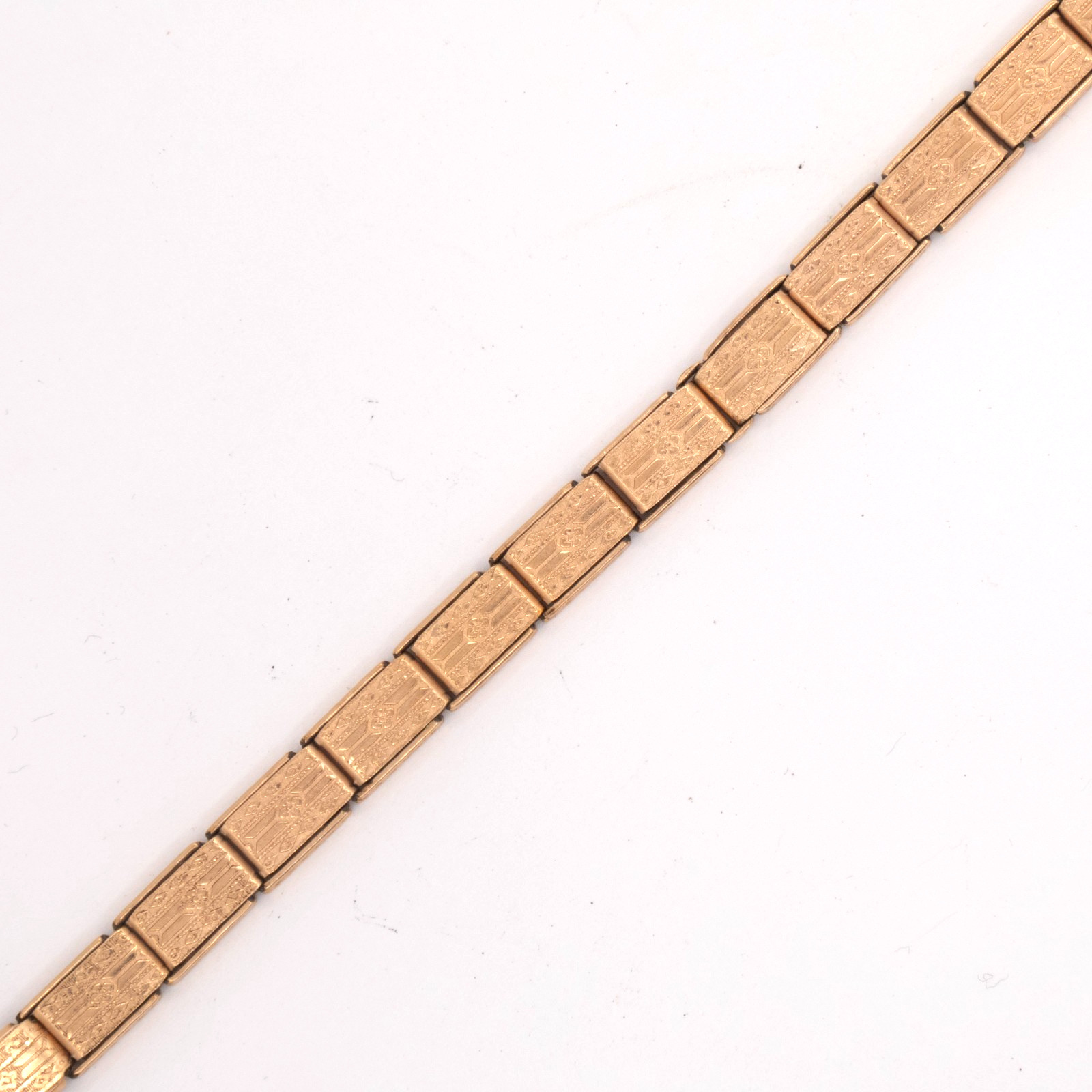 Vintage Sturdy 10.6 mm Rose Gold Filled Art Deco Wristwatch Expansion Bracelet