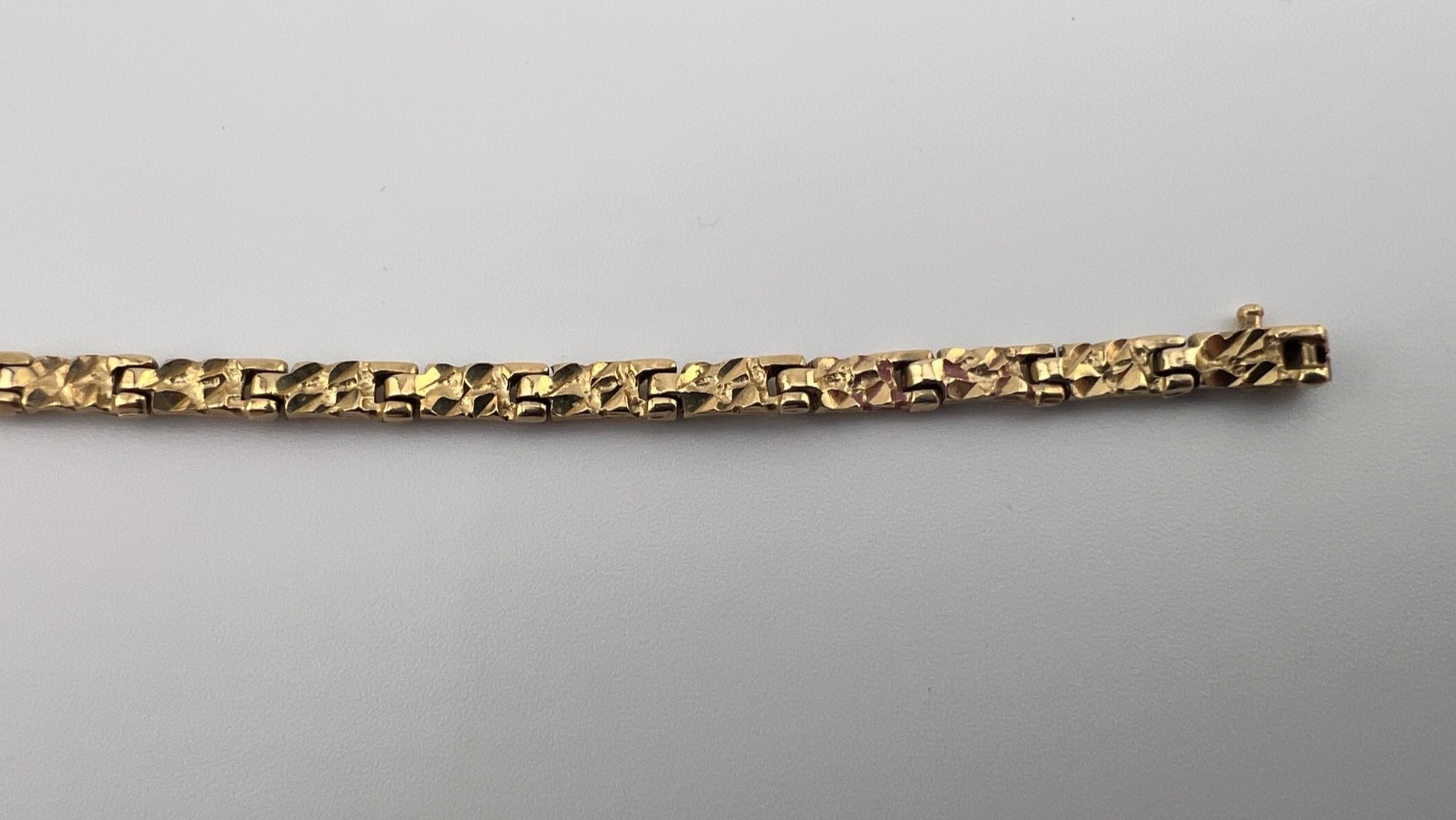 Late 1970’s 14K Gold Nugget Style Bracelet by Michael Anthony Paolombizio