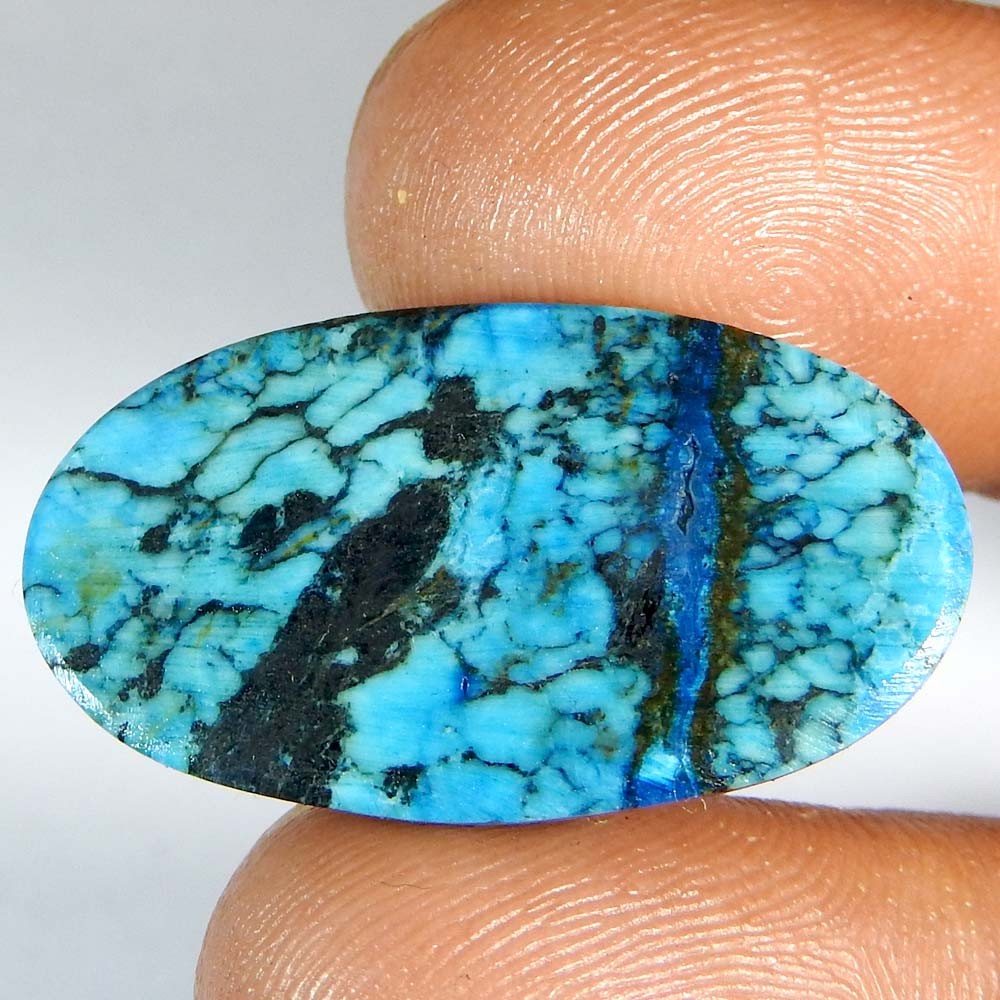 25.50Cts.Natural American Turquoise Oval Cabochon Loose Gemstone