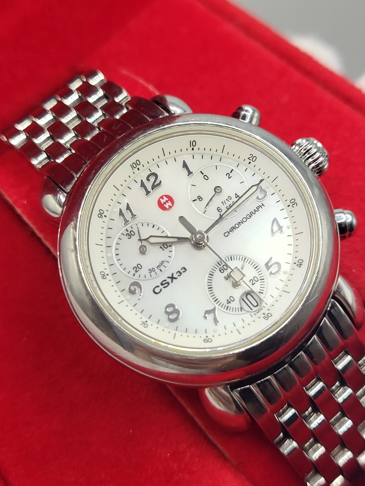 SWISS [WORKS] Michele CSX33 Chronograph Sapphire Crystal MW03B00