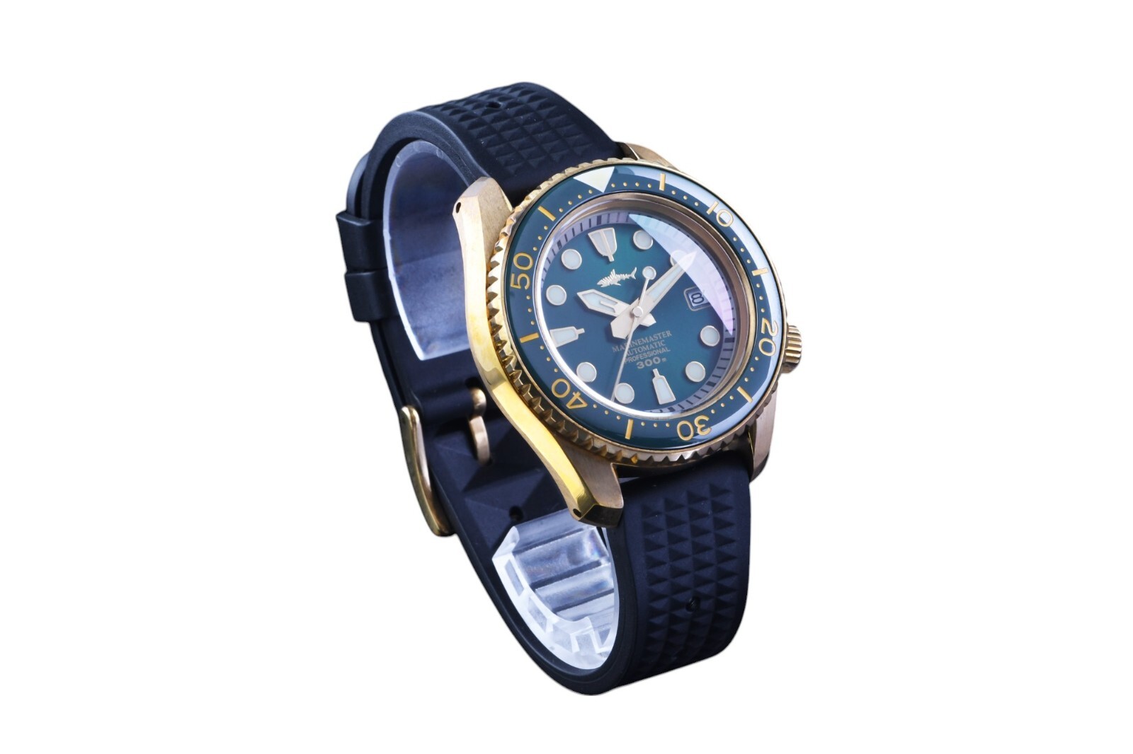 Heimdallr Sharkey Bronze Shark Master NH35 Automatic Dive Watch SBDX001 MM300 C3