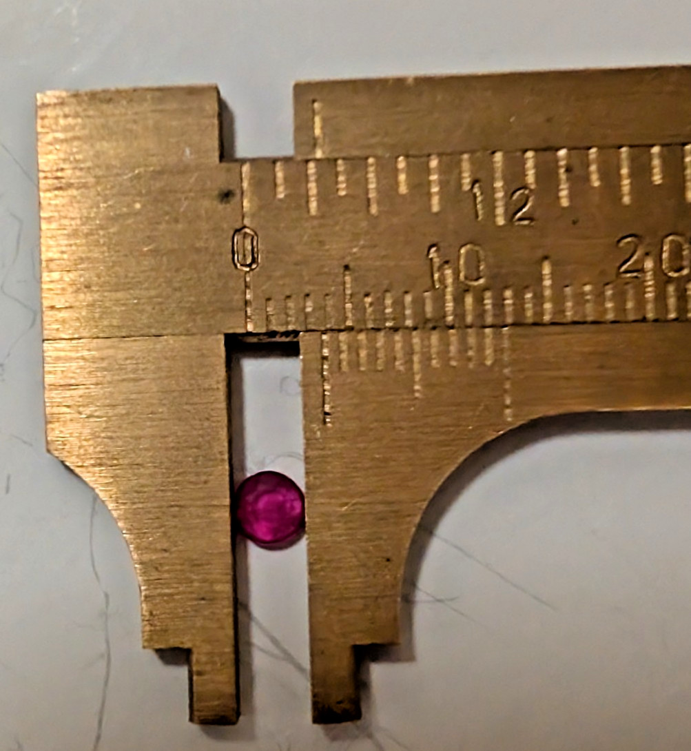 3.0 Cts Natural Pink Burma Rubies Round Gemstones Parcel