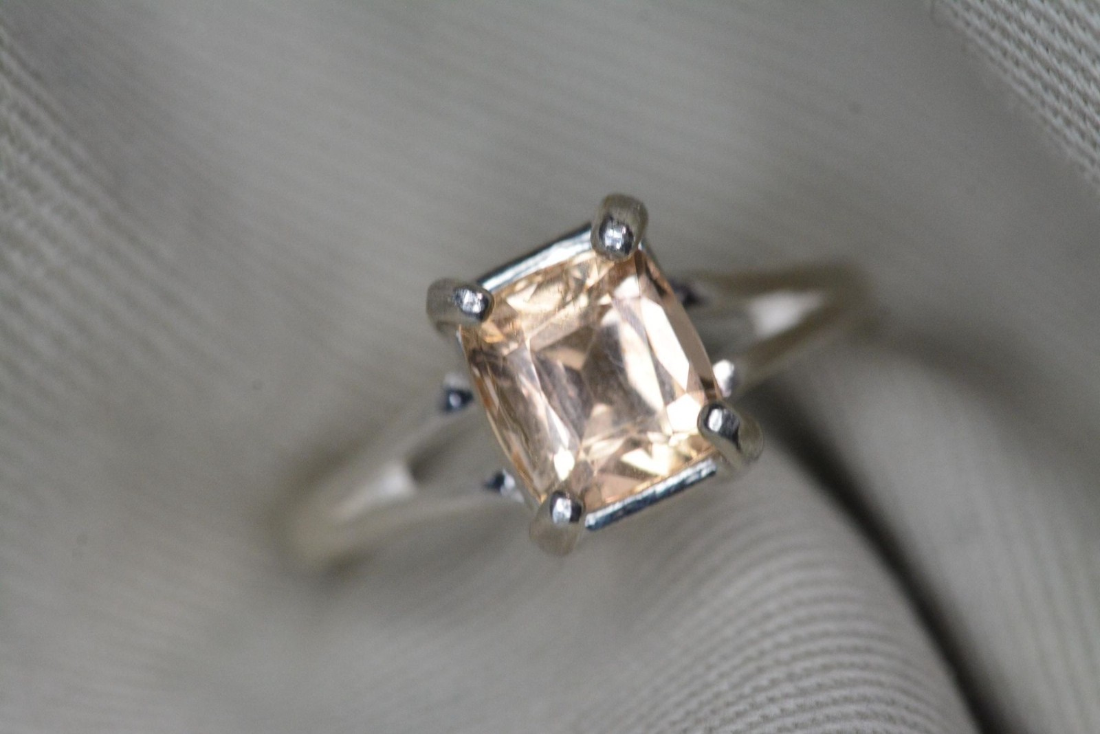 Certified Imperial Topaz Ring 2.05ct Natural Genuine Real Yellow November IM3