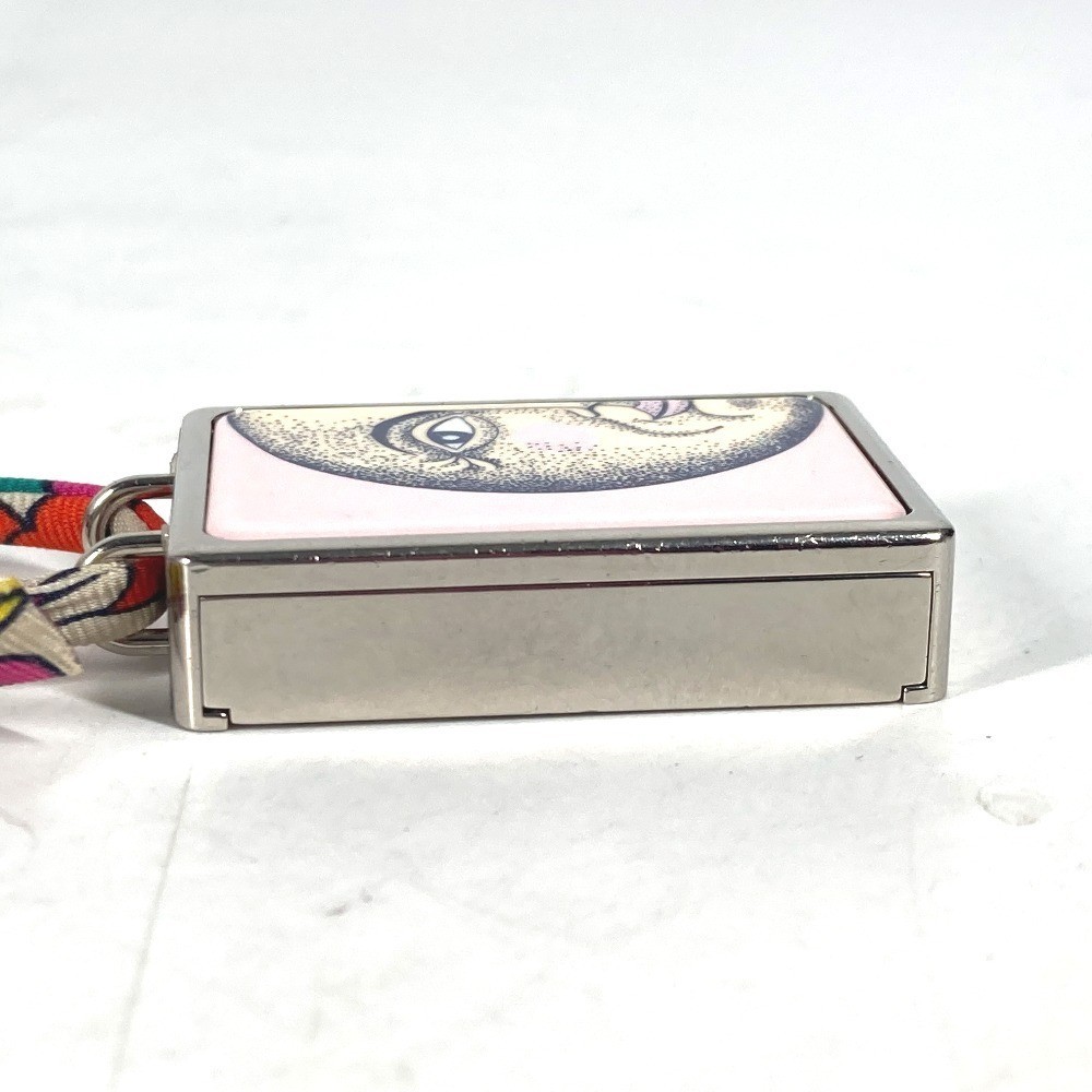 HERMES Moon Motif Pill Case Accessory Boite à Rêve Necklace Silver Women’s