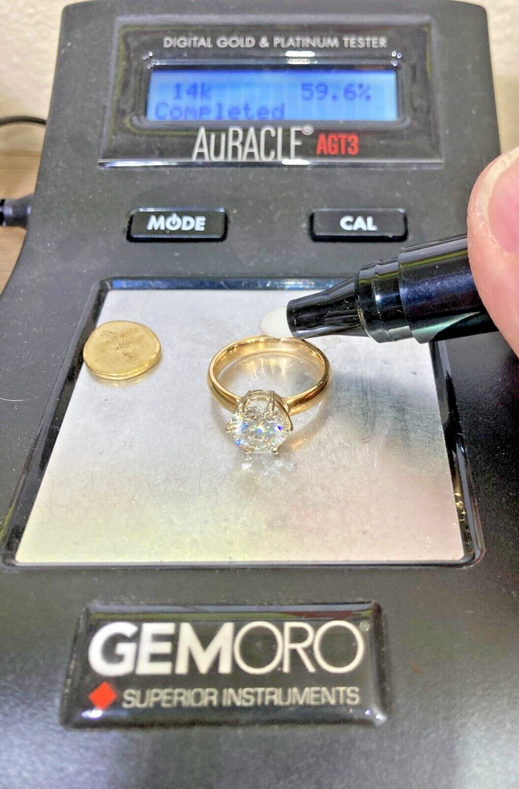 GIA Certified 2.96 Ct. Natural Diamond Vintage 6 prong Solitaire 14k Gold Ring