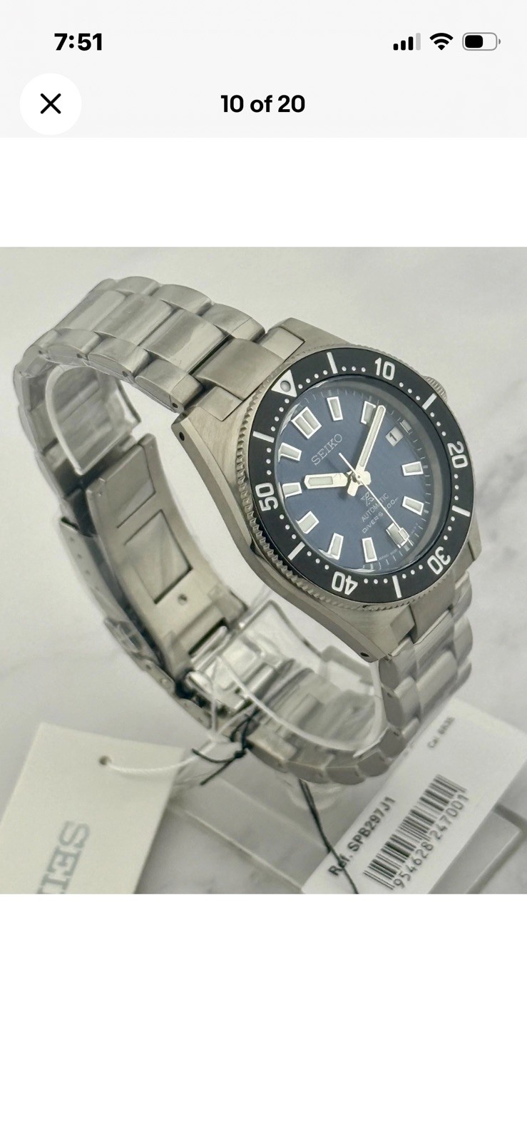 Seiko Prospex Automatic Diver Special Edition Save The Ocean SPB 297J1