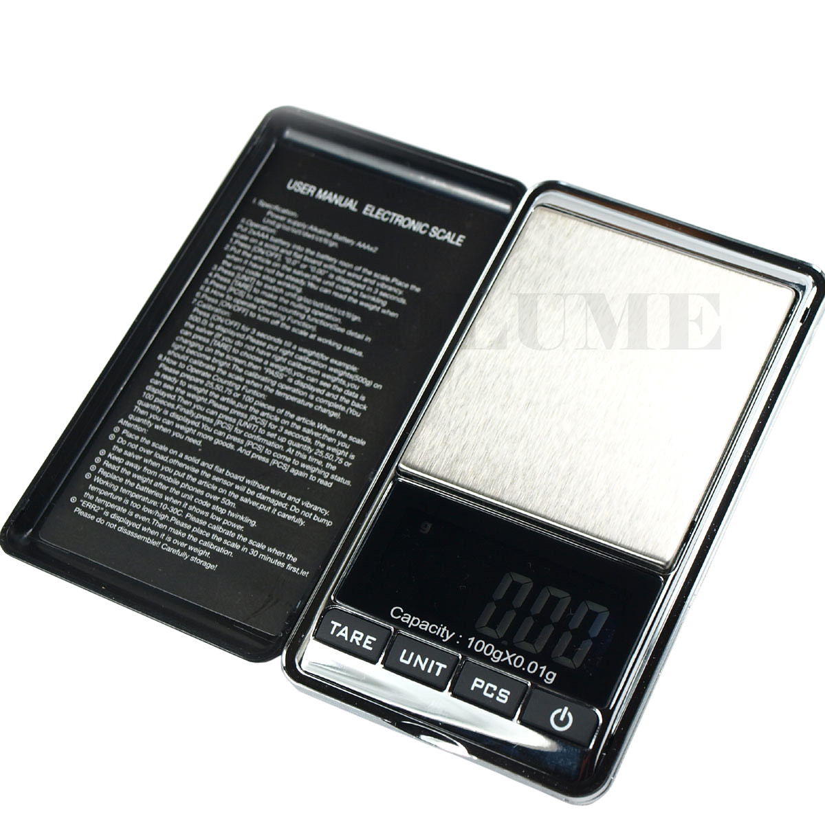 Digital Pocket Scale DS-16 0.01g x 100g with 100g 10g Standard Weights