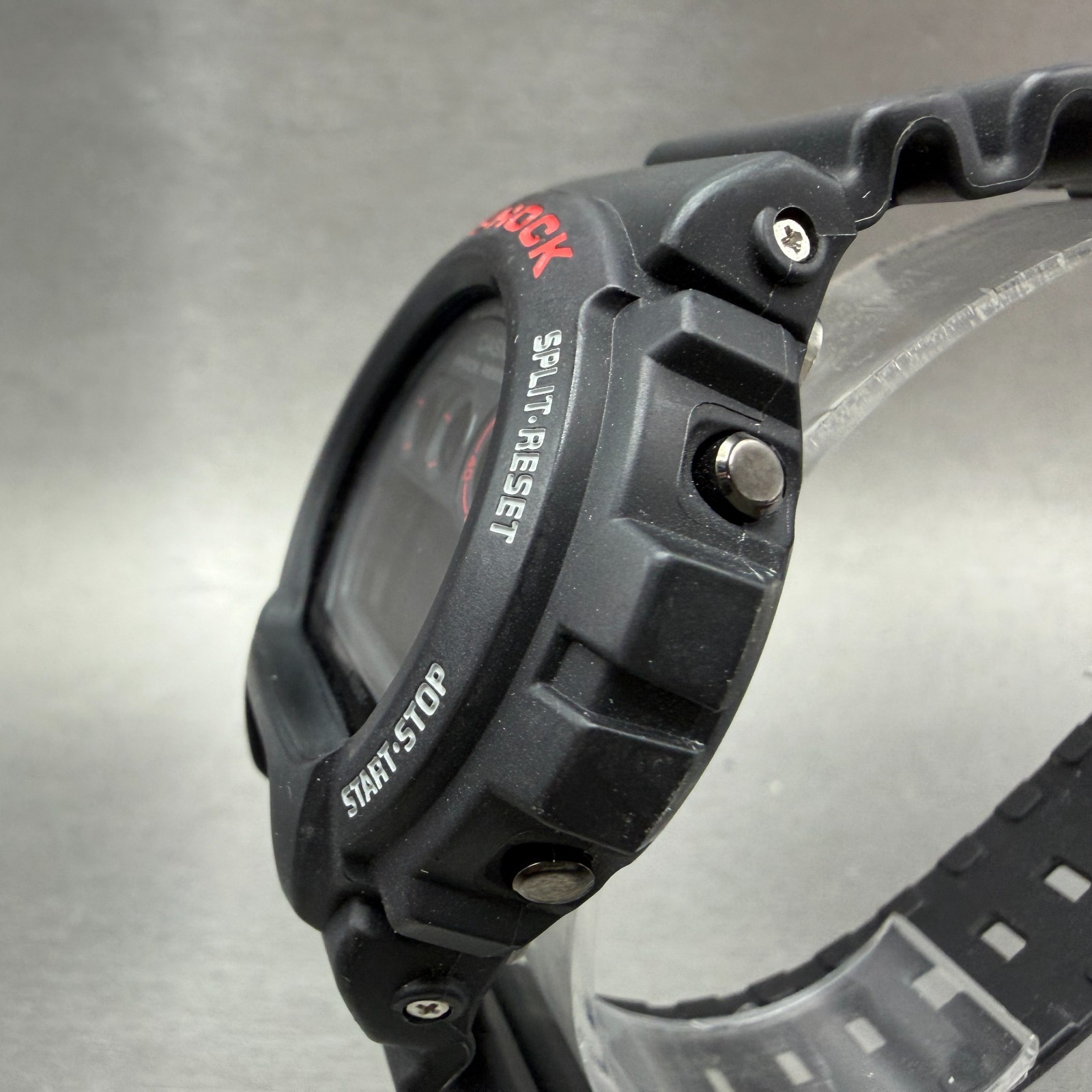 Casio G-Shock DW-6900MS Watch Men 51mm Black Red Alarm Chrono Digital New Batt
