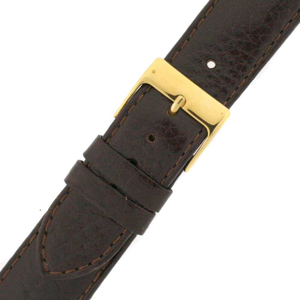 Watch Band Calfskin Leather Dark Brown Strap Comfort – 12mm – 24mm