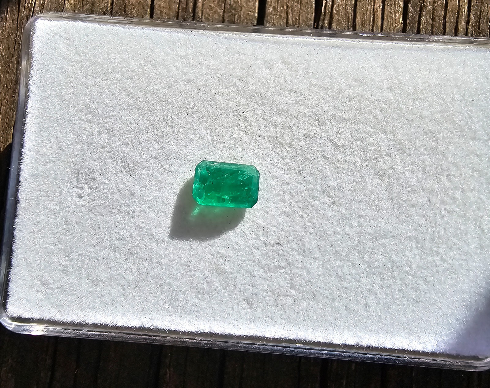 Emerald 6.9×4.7mm Emerald Cut Loose Gemstone!