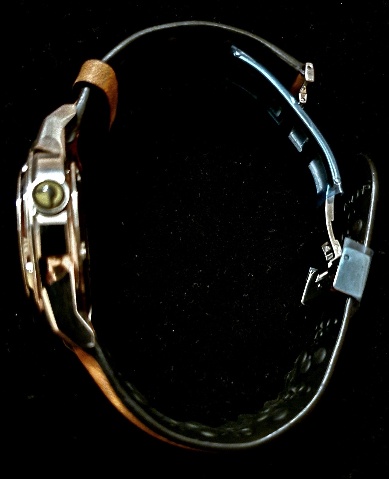 New Sector 850 Moon Phase Steel Leather 100Mt Swiss Made Watch