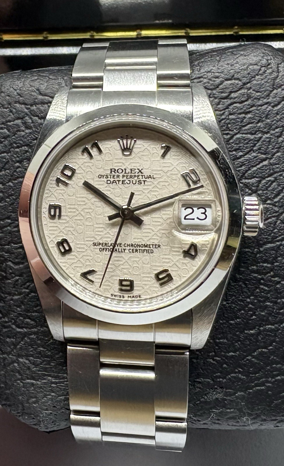 Rolex 68240 31MM Datejust Ivory Jubilee Anniversary Computer Dial
