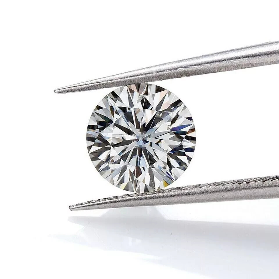2.45 CT Natural White Diamond Round Cut 9 MM VVS1 D Grade IDGL Certified A3