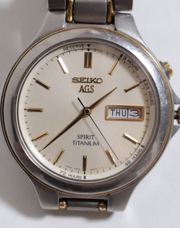 Seiko Spirit AGS Titanium 5M23-6A50