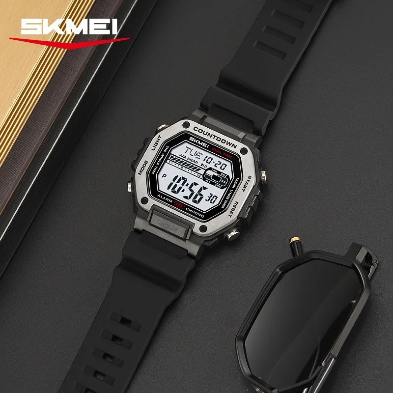 SKMEI Military Digital Watch Waterproof Sport LED Unisex Men Women Watch