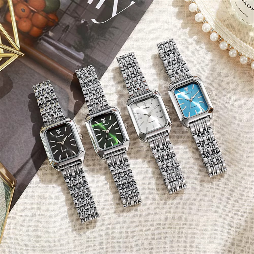 Women’s Classic Casual Square Dial Analog Quartz Wrist Watch Dress Watches Gift