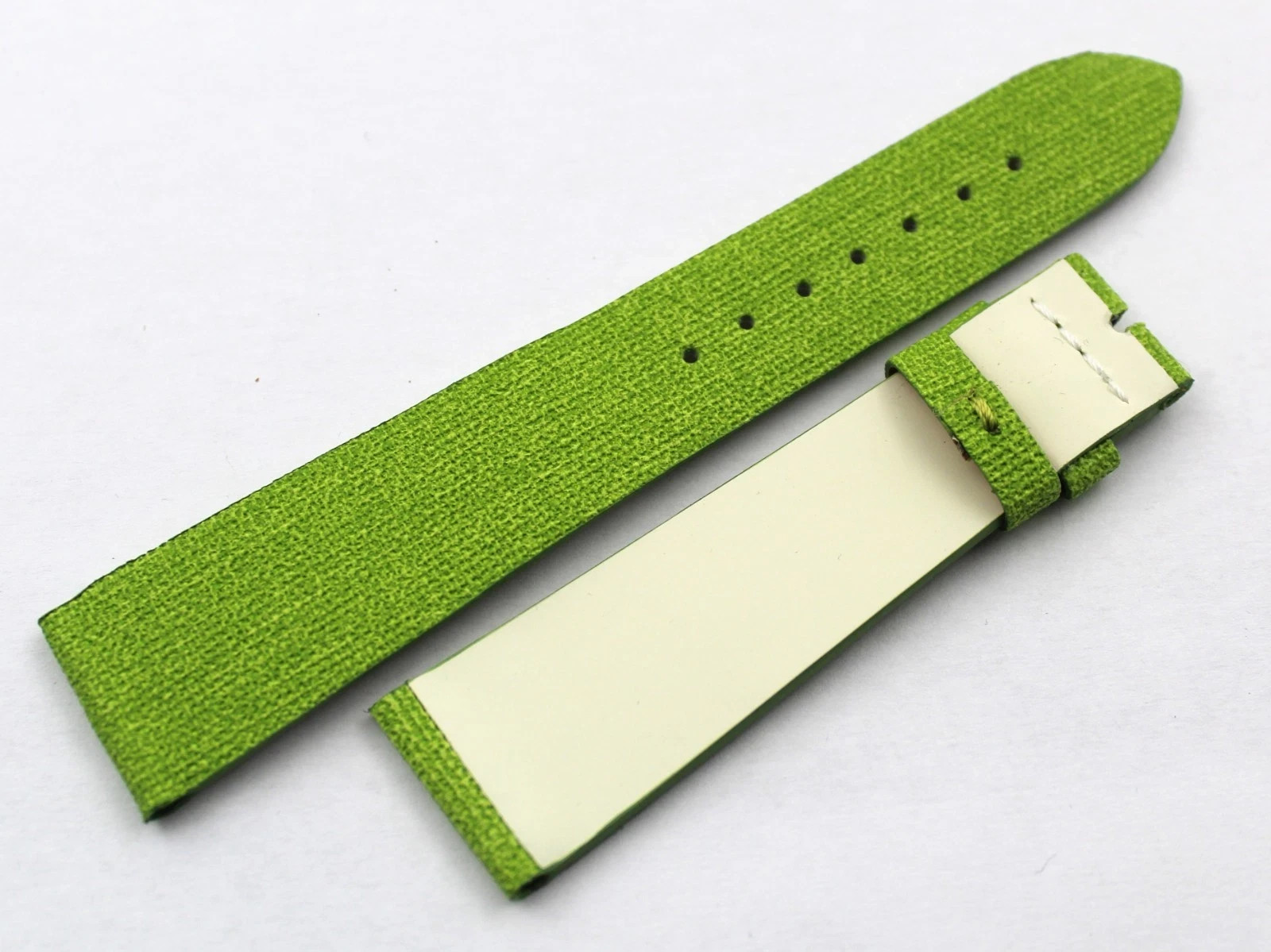 Handcrafted Vegan Straps Neon Green Various Sizes Ardiglione Spare Parts Watches