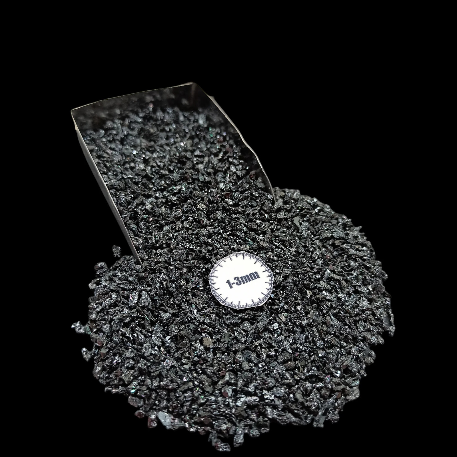 Carborundum 1-3mm Gemstone Granules for Craft Bottles Inlay