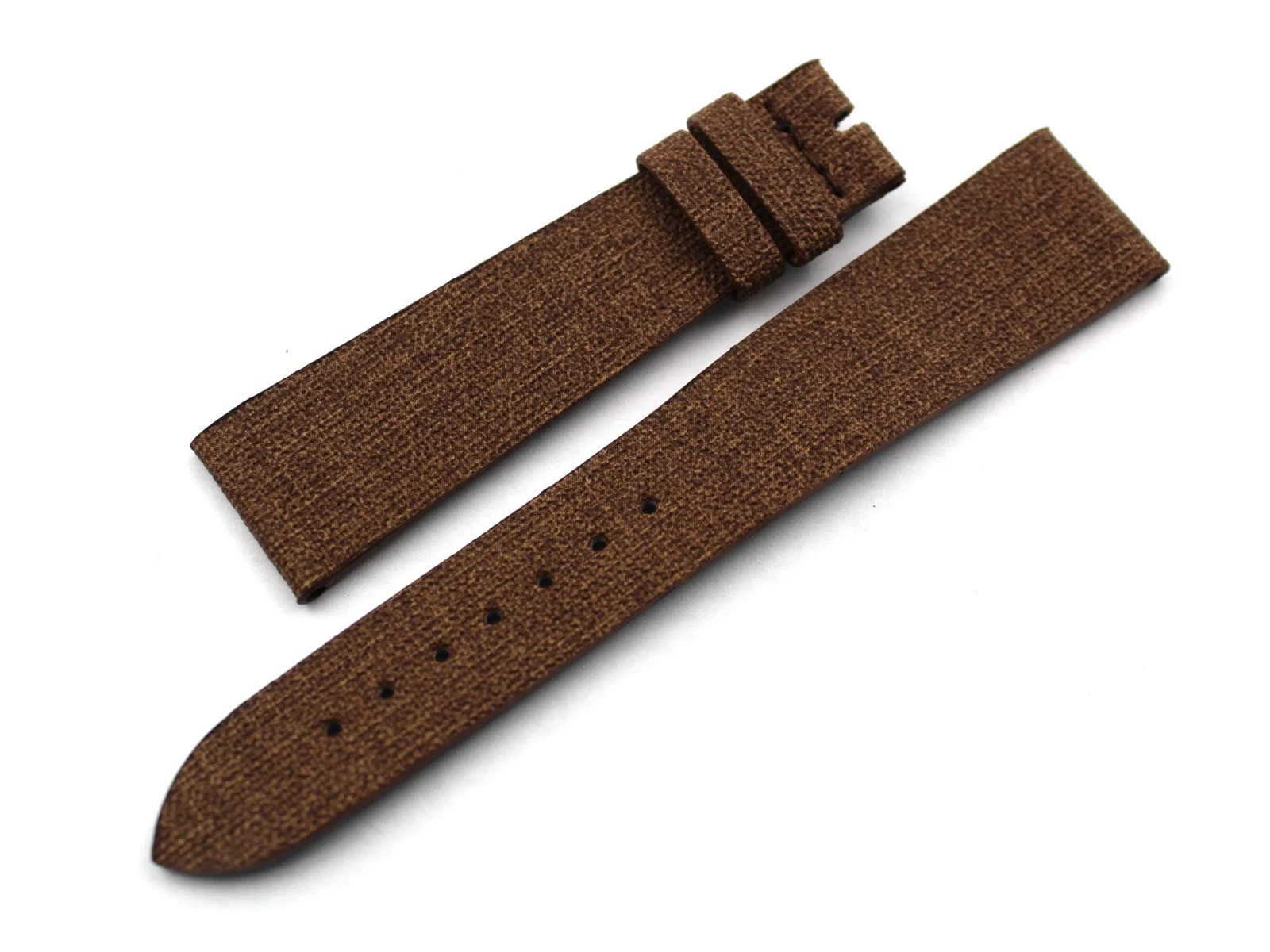 Vegan Straps 100% Brown Various Sizes Made Italy Sports Watch Accessories
