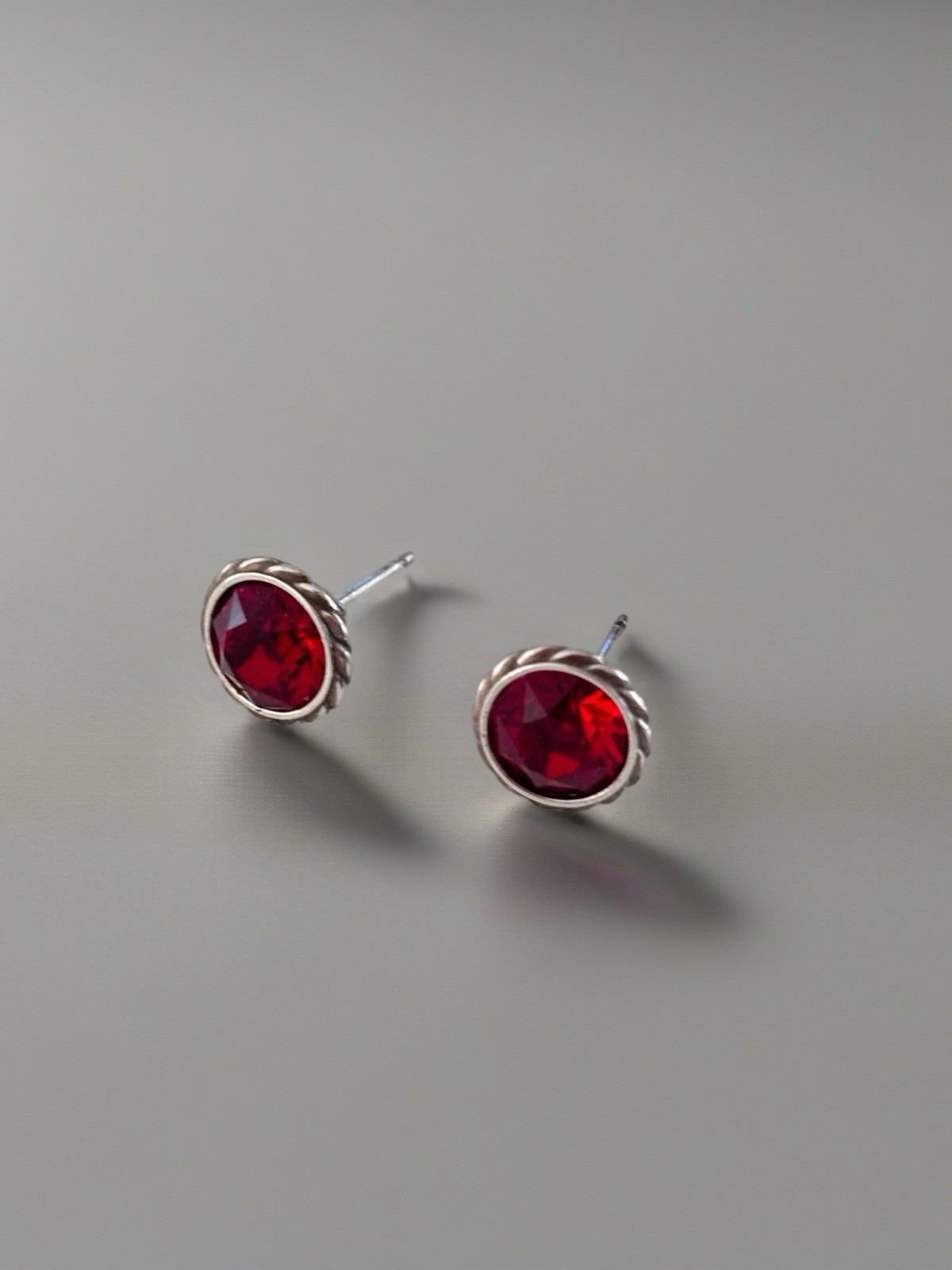 Brighton Stud Earrings IRIS Red Boho Style JA173E